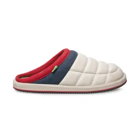 Sanuk Puff N Chill Low Natural / Navy Loafers - Men's