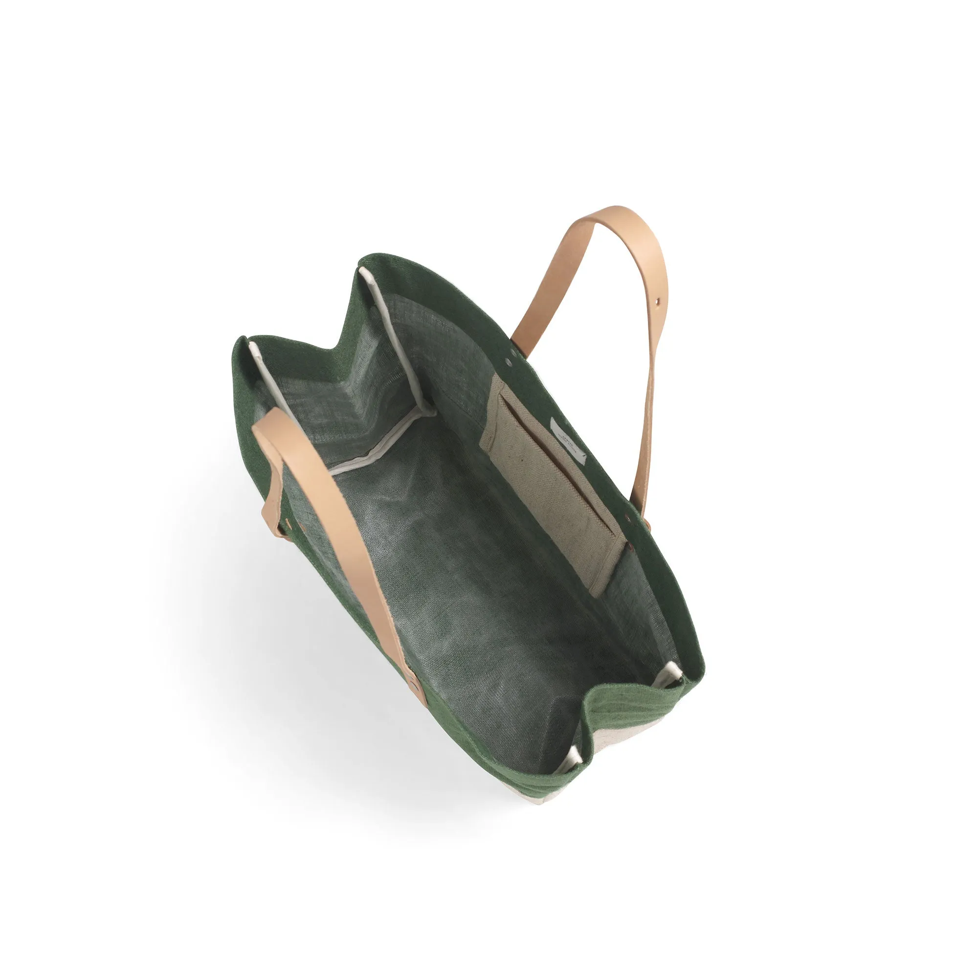 Shoulder Market Bag in Field Green