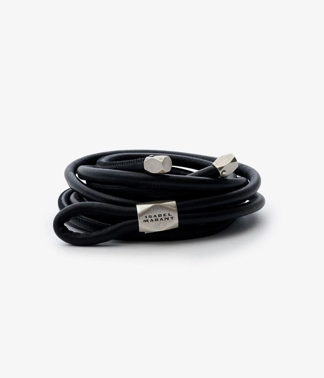 SILVIA BELT- BLACK /SILVER