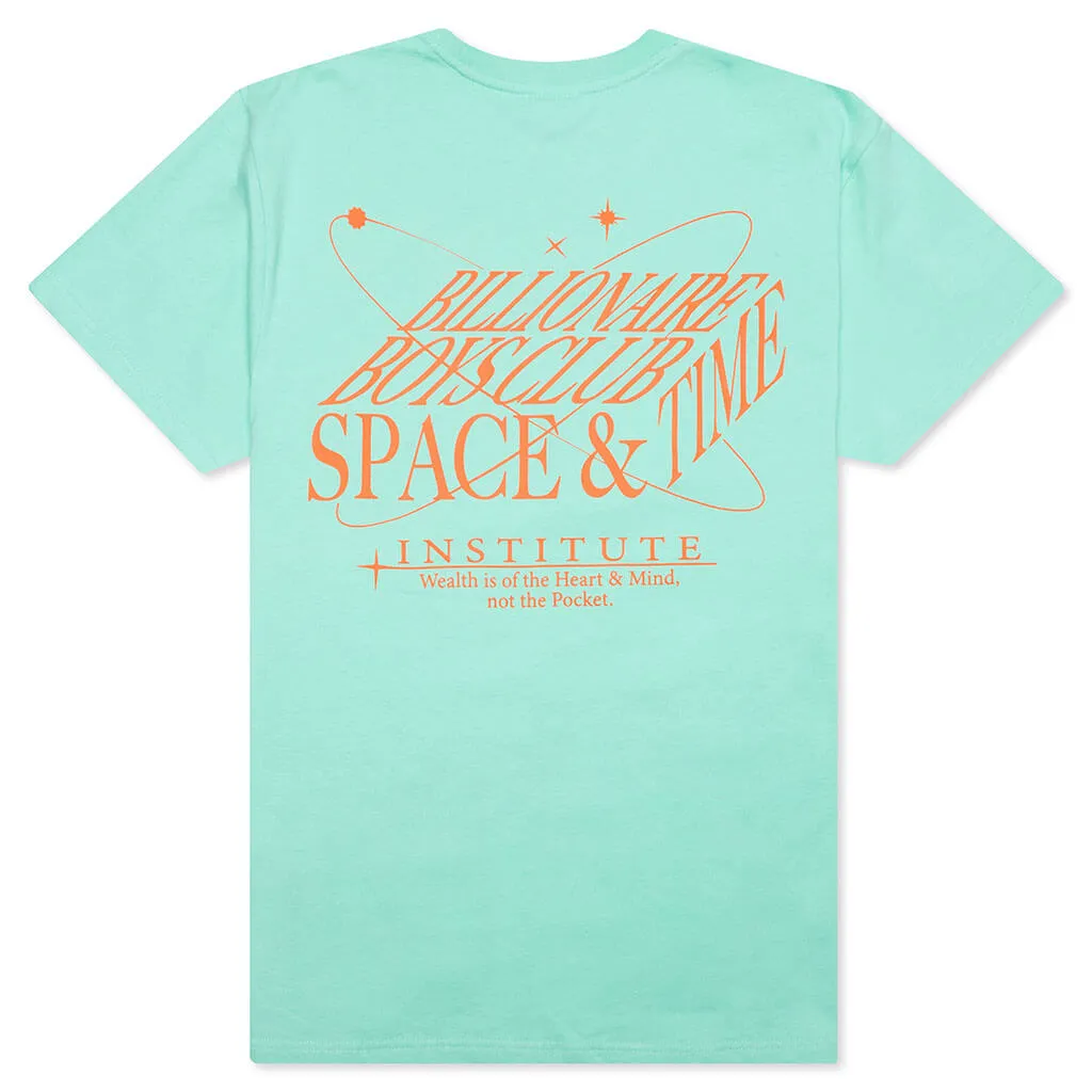 Space and Time S/S Tee - Ice Green