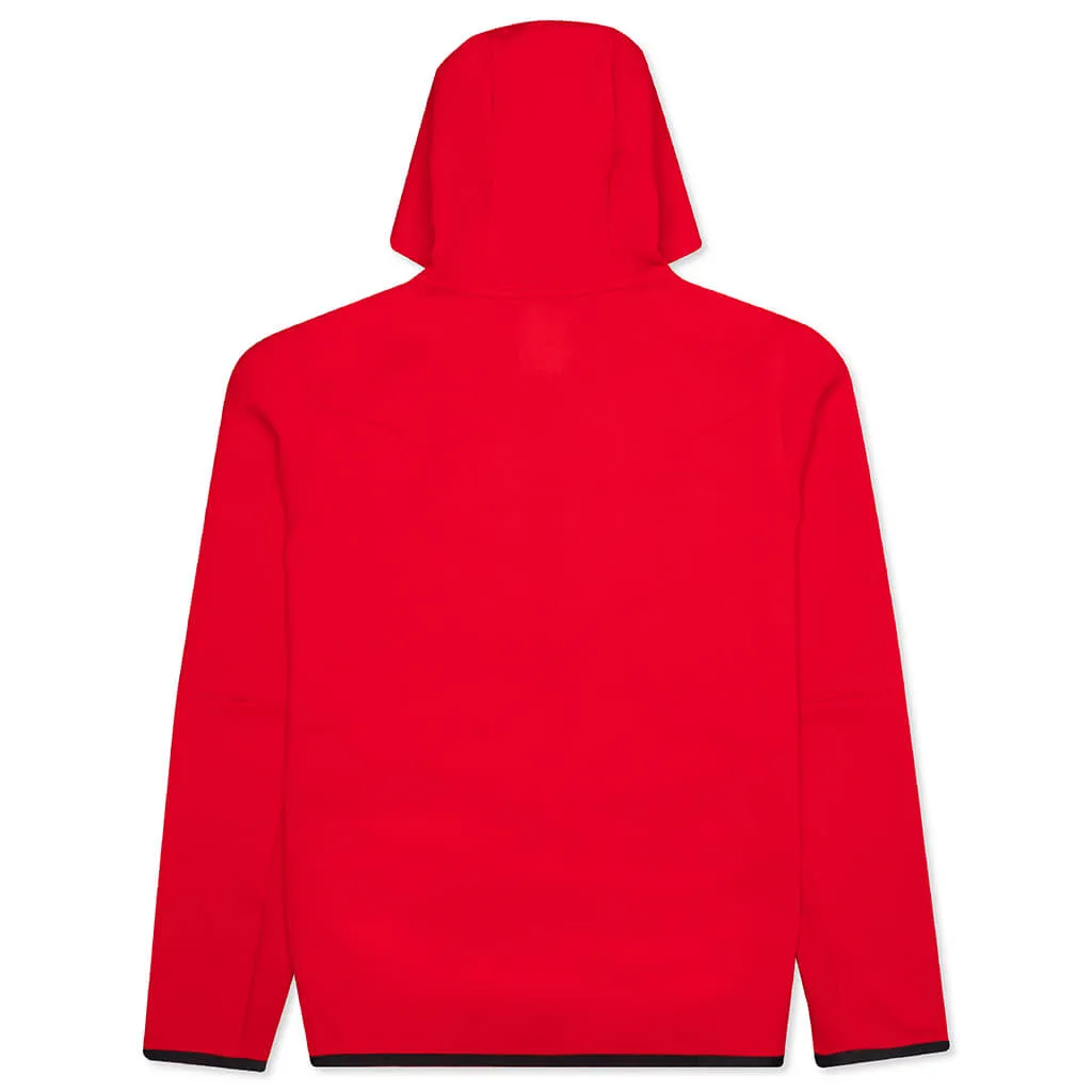 Sportswear Tech Fleece Full Zip Up Hoodie - University Red