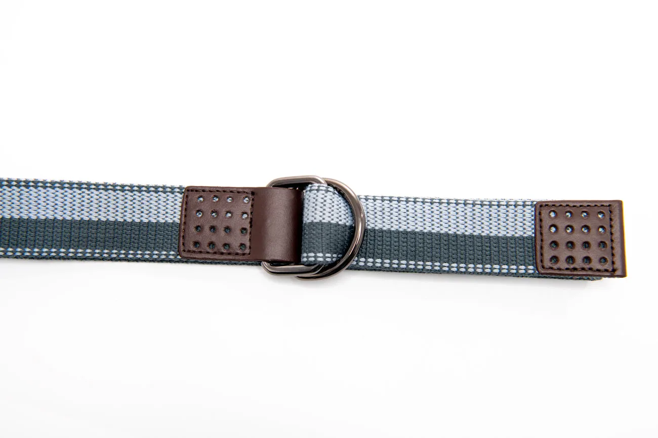 STRIPED FABRIC BELT