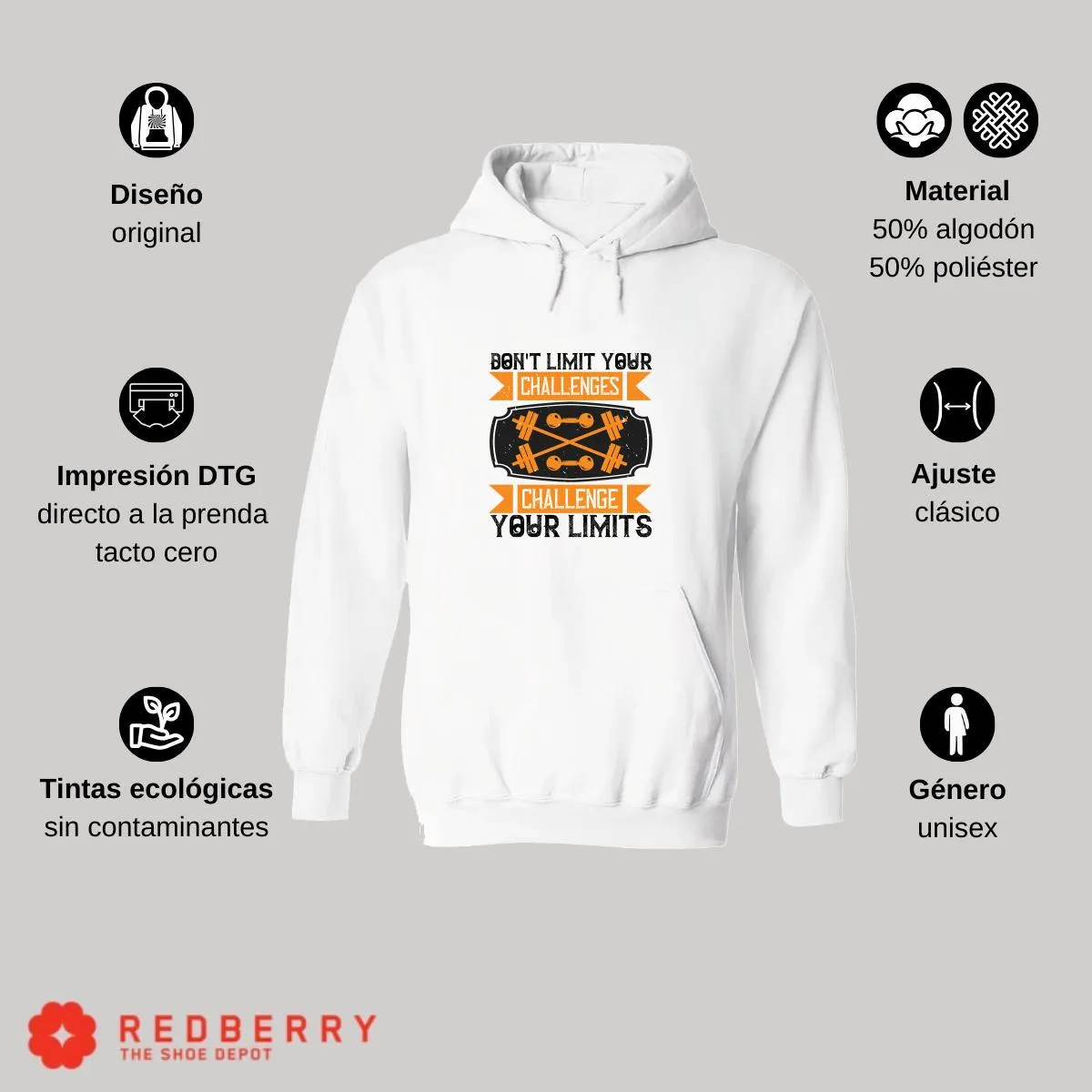 Sudadera Hombre  Hoodie Fitness Gym Ejercicio 005