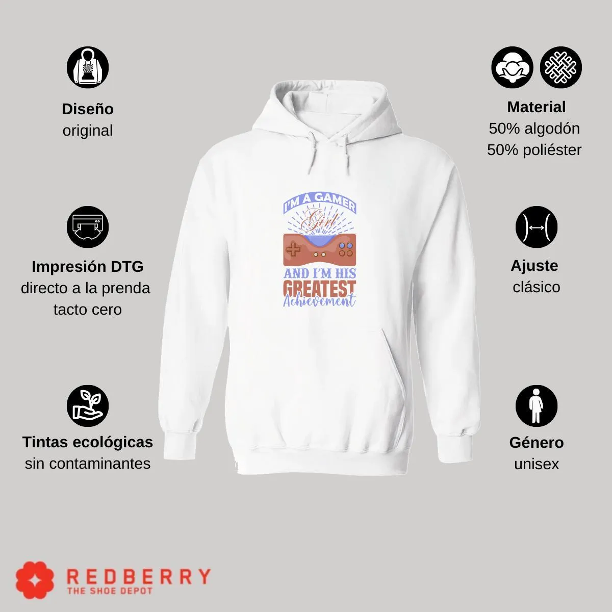 Sudadera Hombre  Hoodie Gamer Videojuegos Frases 046