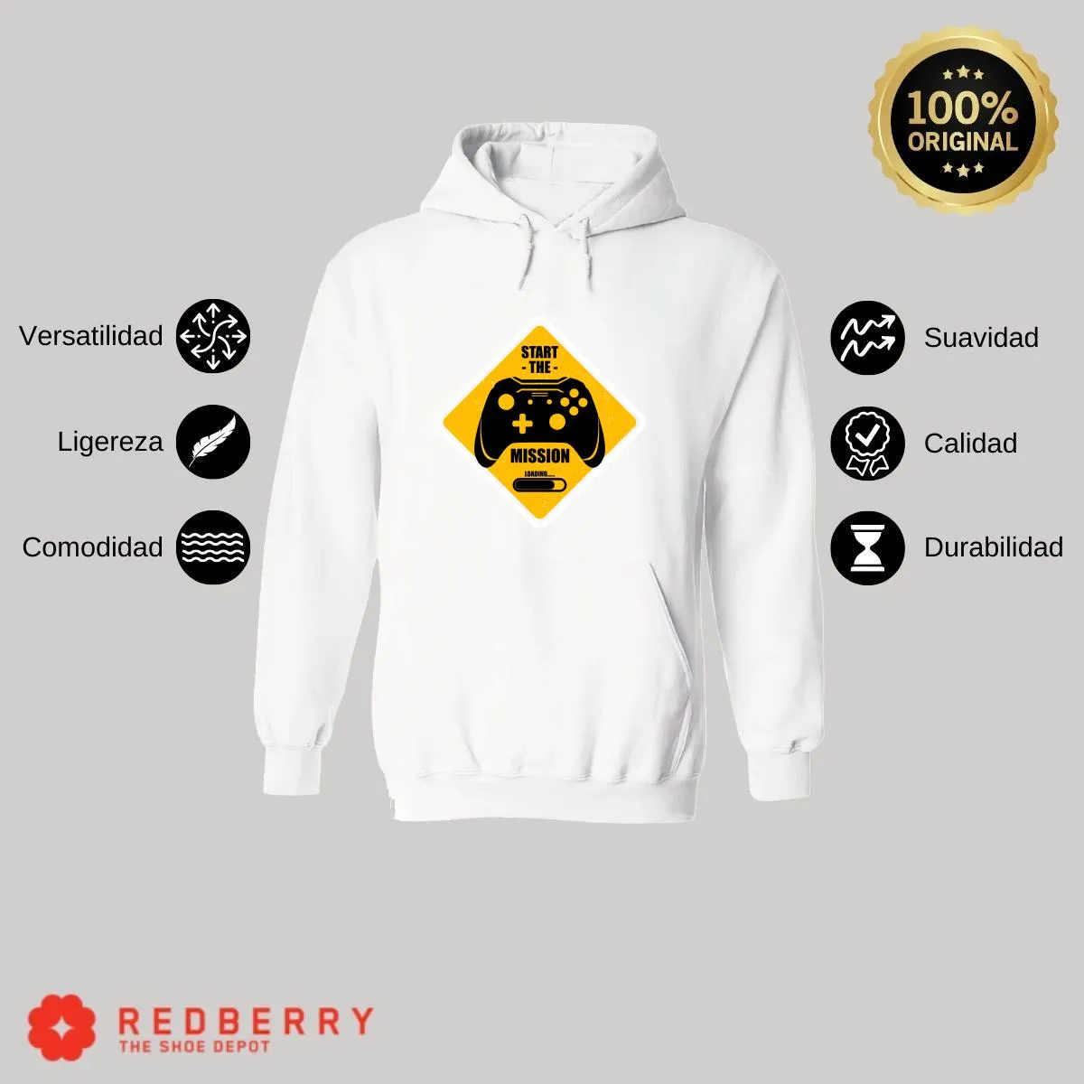 Sudadera Hombre  Hoodie Gamer Videojuegos Frases 093