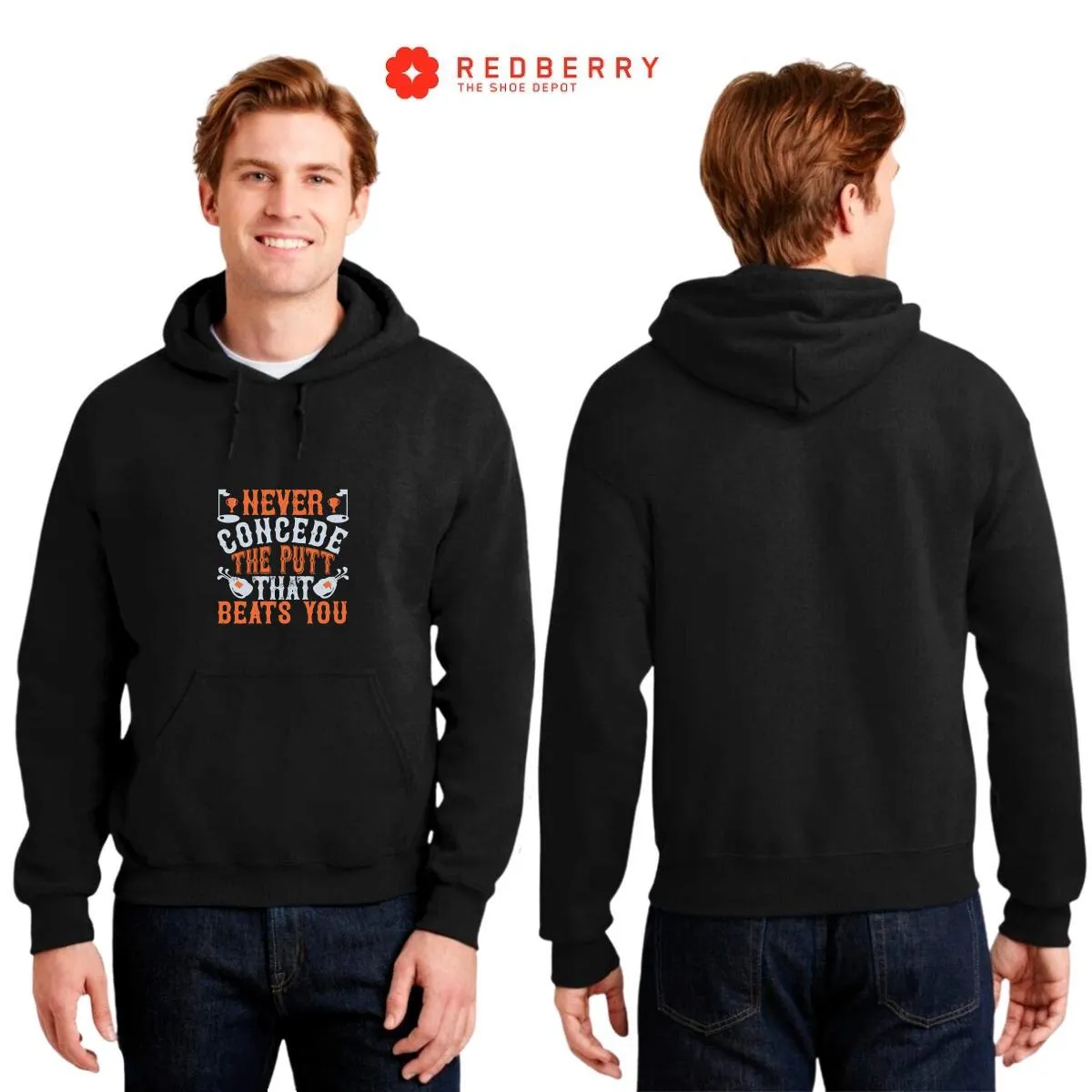 Sudadera Hombre  Hoodie Golf Deporte Frases 030