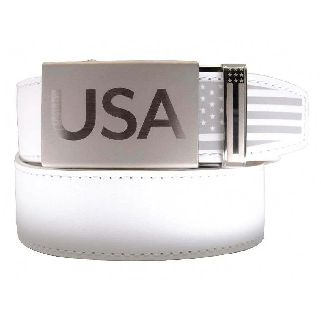 Super Patriot White, 1 3/8 Strap, Dress Belt