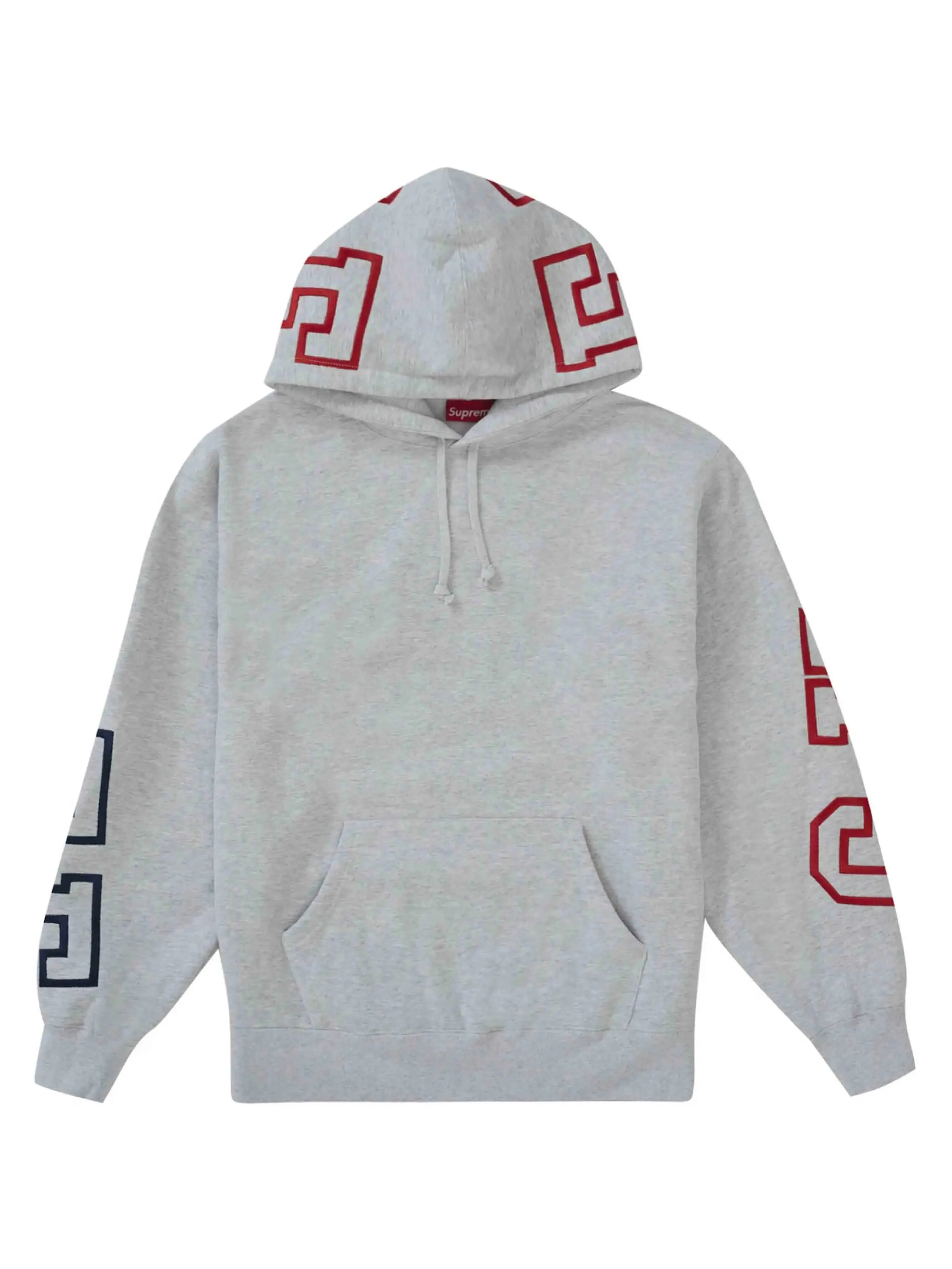 Supreme State Hooded Sweatshirt Ash Grey (FW22)