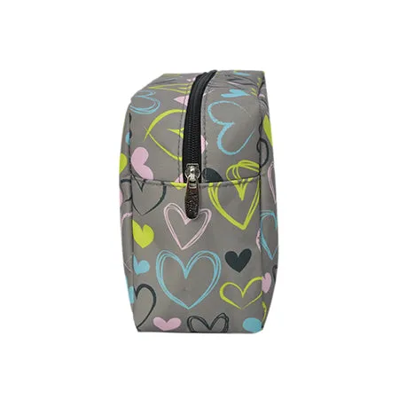 Sweet Hearts NGIL Large Cosmetic Travel Pouch