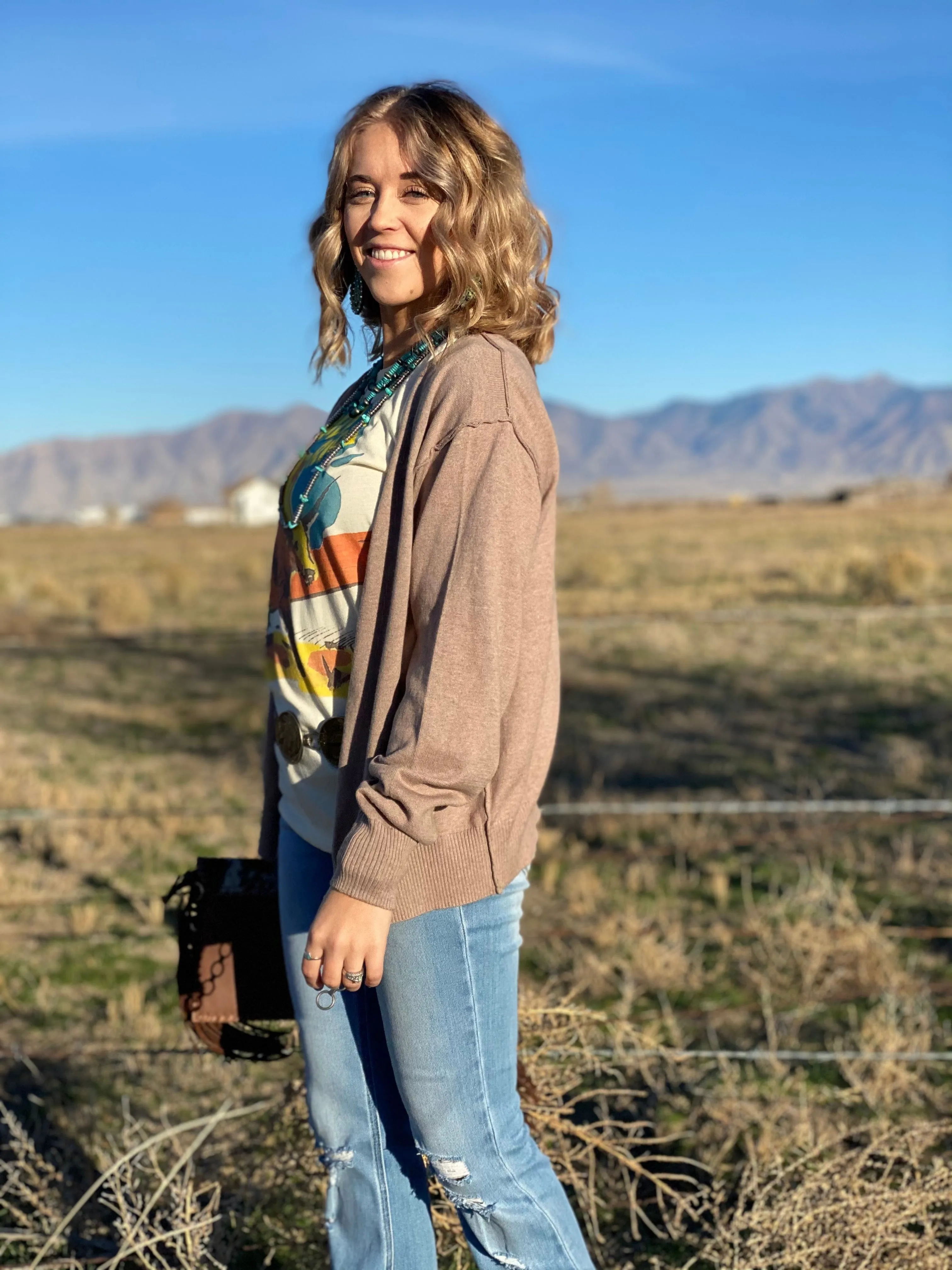 The Fall Desert Plains Cardigan