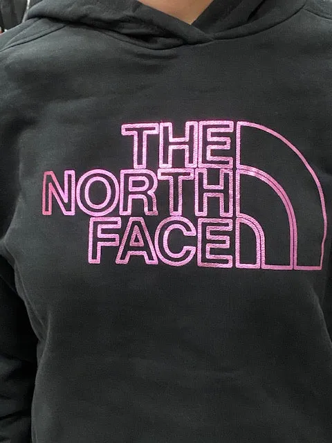 The North Face Drew Peak girl's short hoodie NF0A558SGAL black-violet