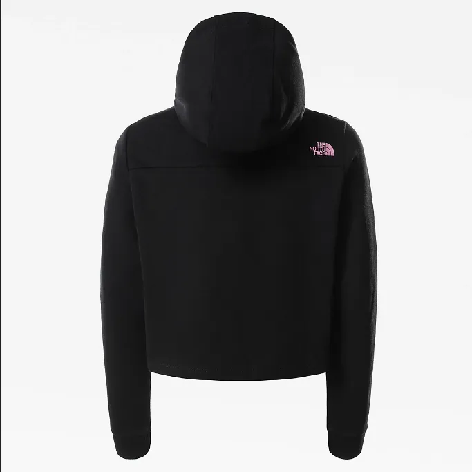 The North Face Drew Peak girl's short hoodie NF0A558SGAL black-violet