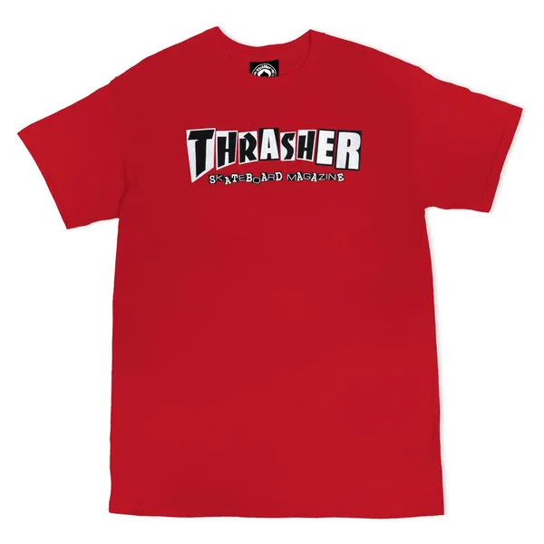 THRASHER T-SHIRT BAKER RED