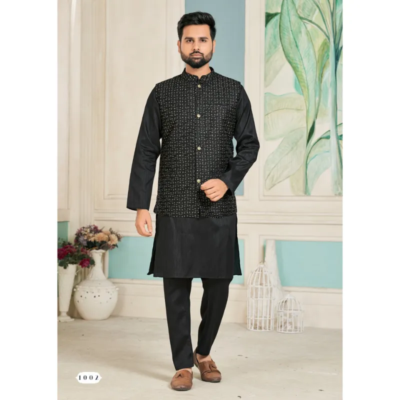 Traditional Mens Kurta Pant Jacket