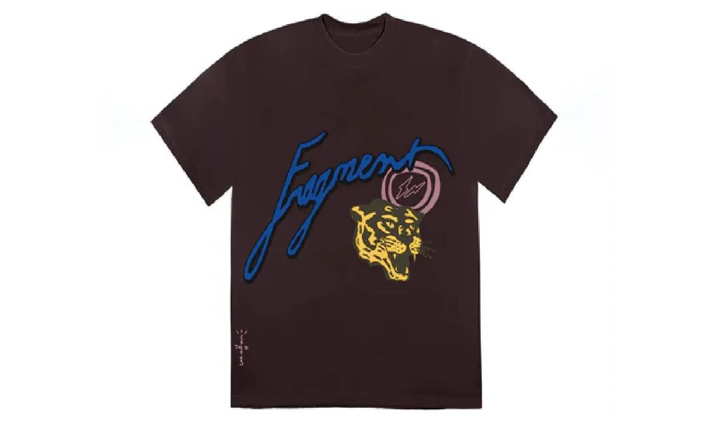 Travis Scott Cactus Jack For Fragment Icons T-Shirt Brown