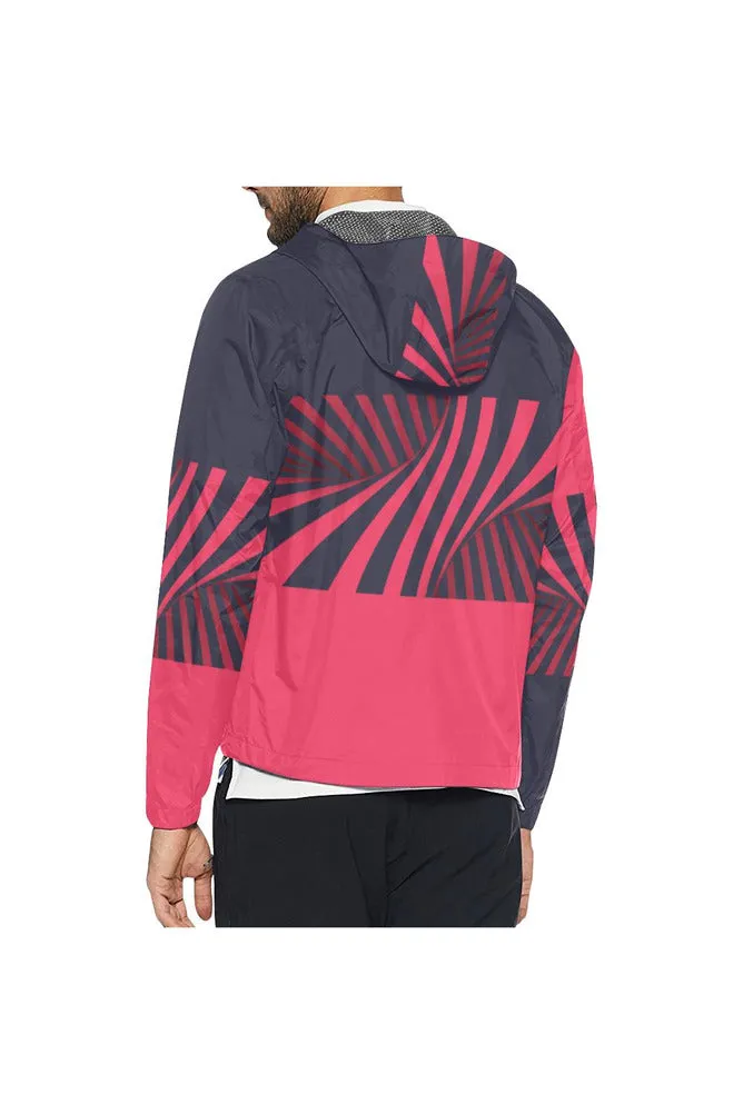 TriIllusion All Over Print Windbreaker for Men (Model H23)