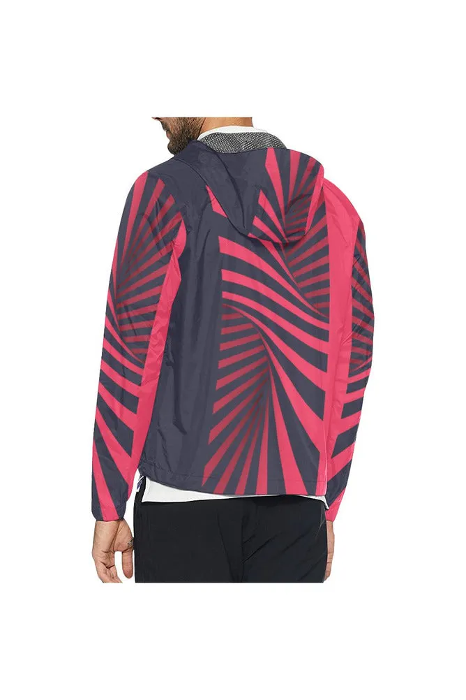 TriIllusion All Over Print Windbreaker for Men (Model H23)