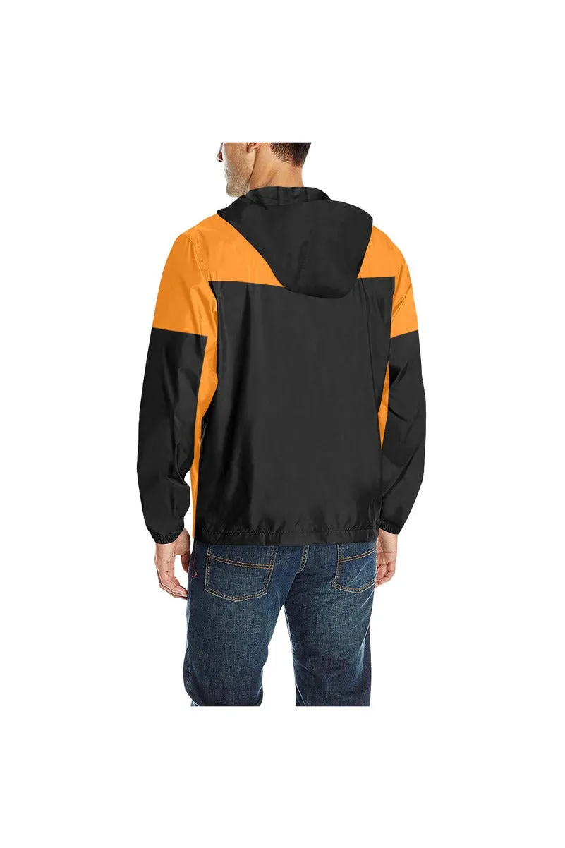 Turmeric & Black Quilted Windbreaker for Men (Model H35)