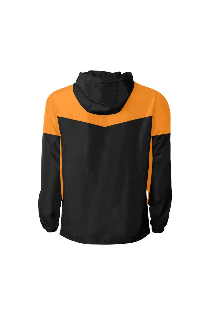 Turmeric & Black Quilted Windbreaker for Men (Model H35)