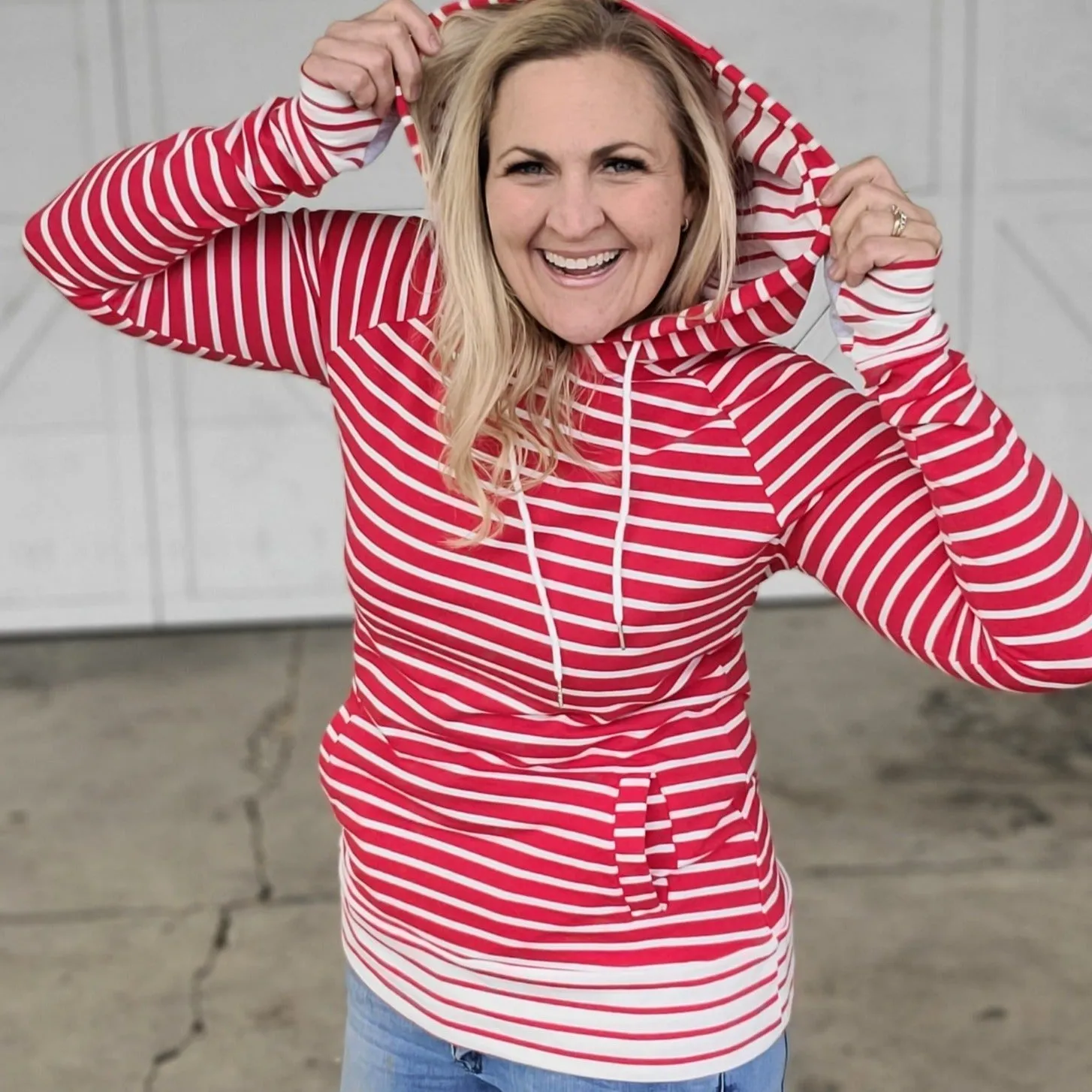 Twisted Peppermint Pullover