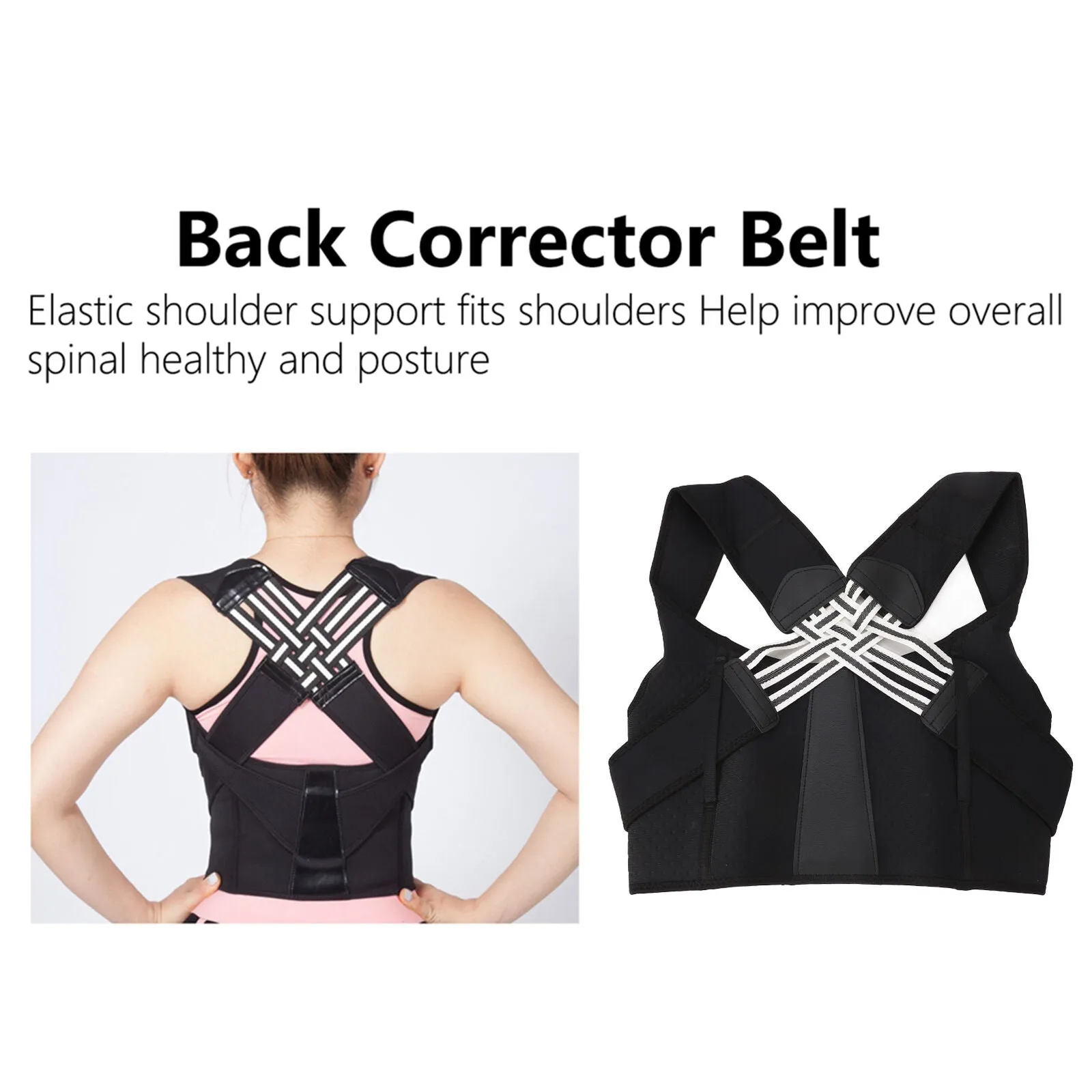 Unisex Men Women Back Posture Correction Belt