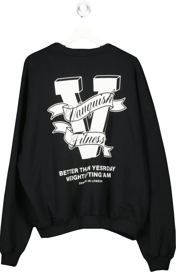 Vanquish Black Better Than Yesterday Sweater UK L