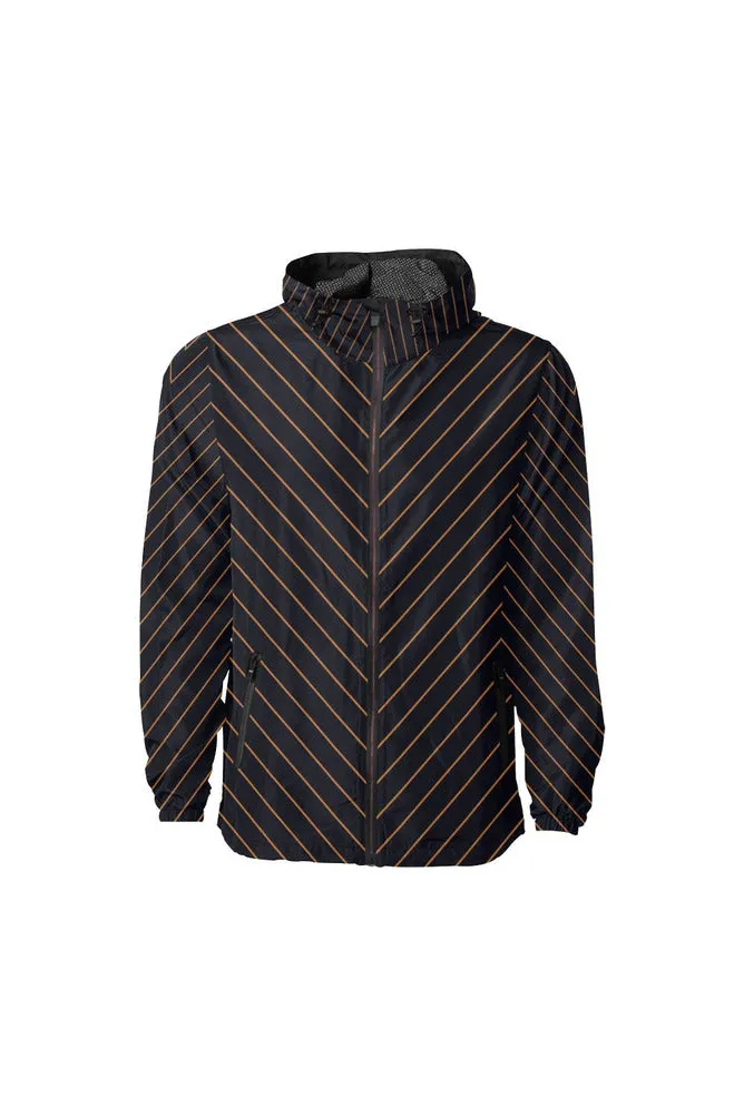 Vee Stripe All Over Print Windbreaker for Men