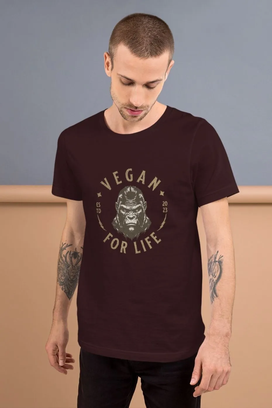 Vegan For Life - Unisex vegan t-shirt