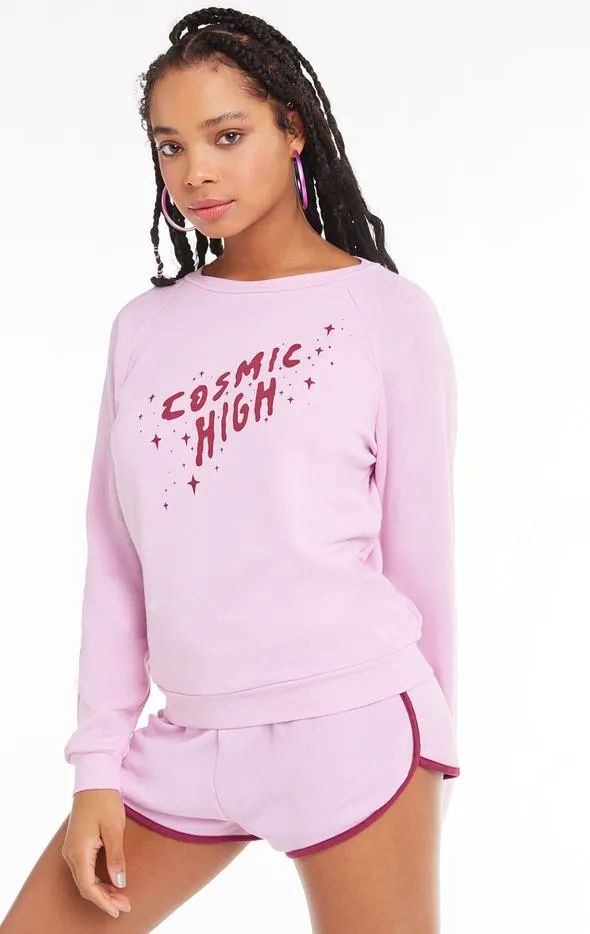 Wildfox Cosmic High Fiona Crew Sweater